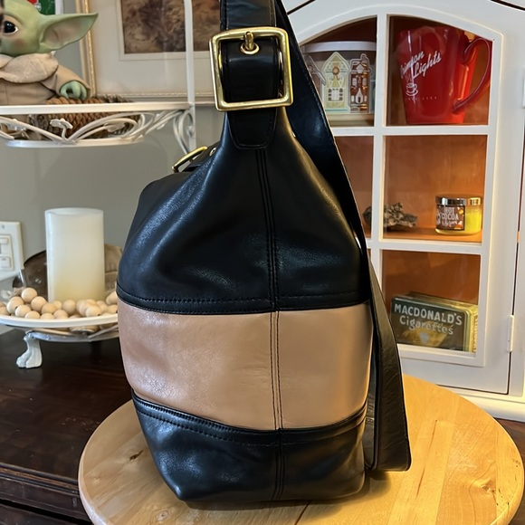 COACH RUGBY STRIPE DUFFLE CROSSBODY 👜 - Picture 5 of 7